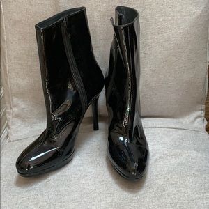 Stuart Weitzman Patent Booties